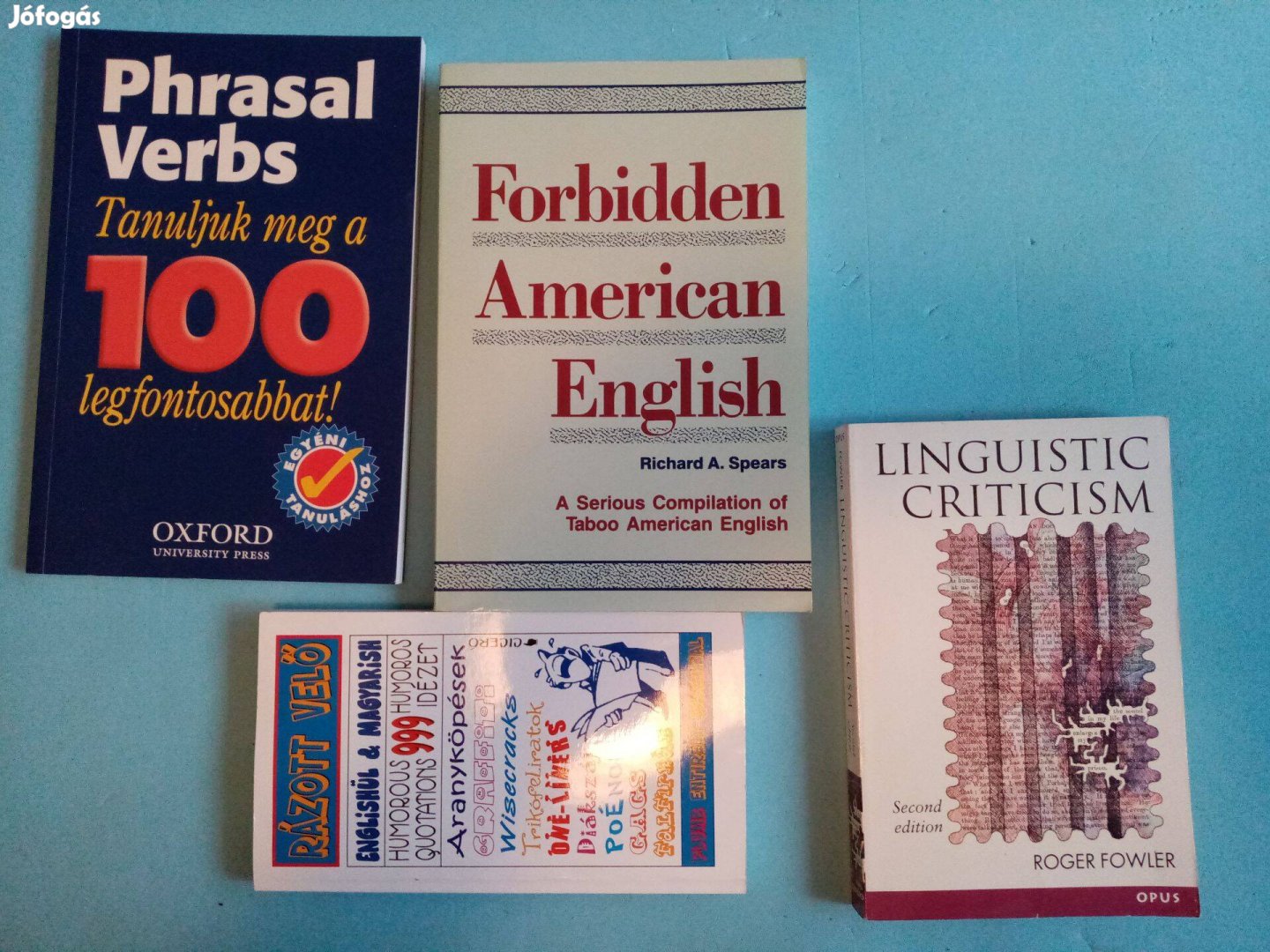 Nyelvtanuláshoz angol nyelvi könyvek eladók