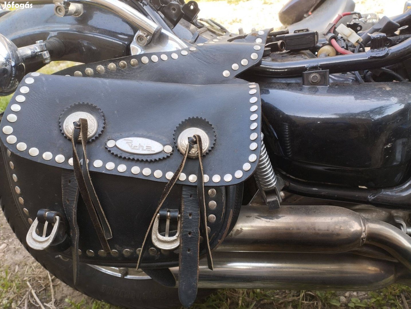 Nyeregtáska Yamaha XV 535 motorról
