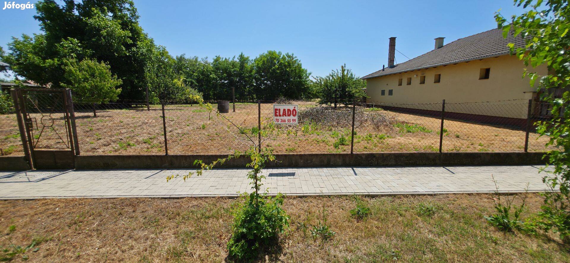 Nyírbátor kiváló utcájában építési telek eladó