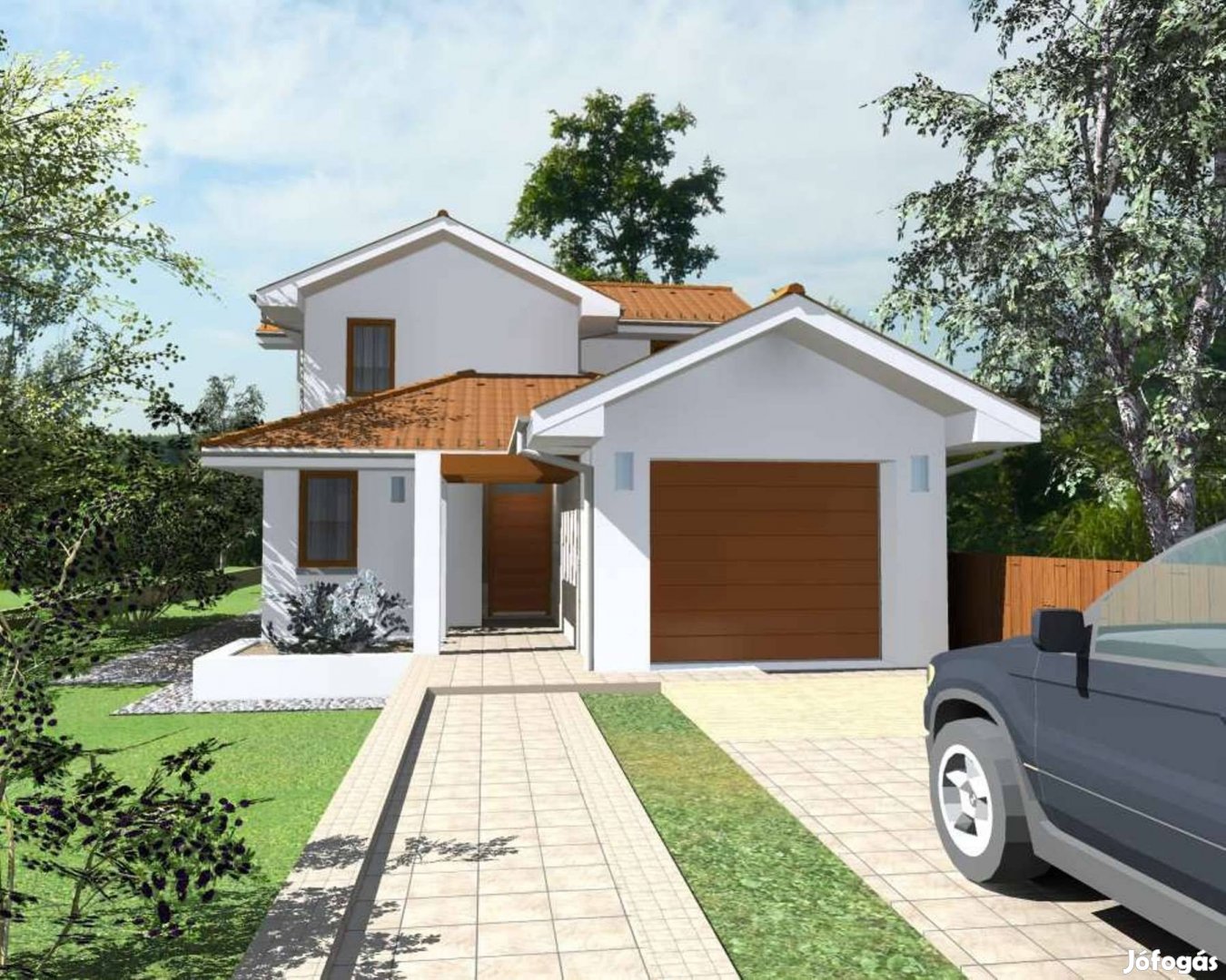 Nyíregyháza Kabalás új építésű 3 szoba nappalis családi ház