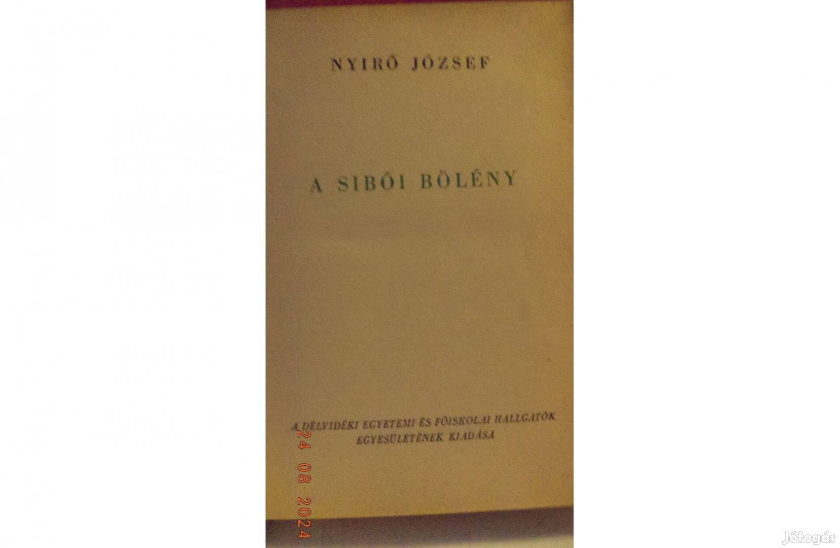 Nyirő József: A Siboi bölény