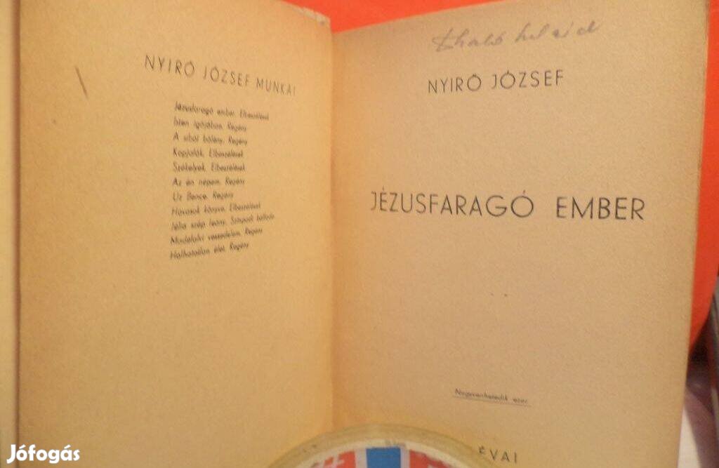 Nyirő József: Jézusfaragó ember