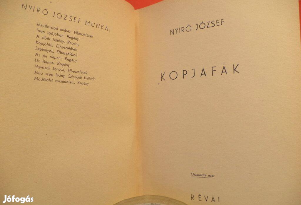 Nyirő József: Kopjafák