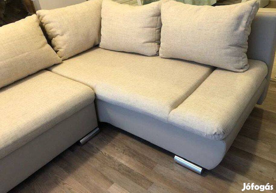 Nyitható olasz sarokkanapé, ágyneműtartós eladó