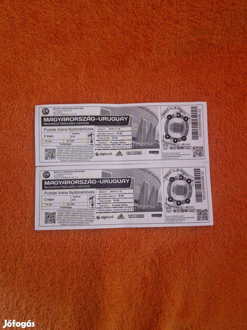 Nyitómeccs jegy Puskás Aréna Magyarország-Uruguay