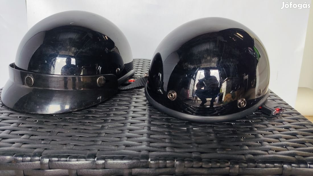 Nyitott arcú jet cruiser klasszikus országúti motorkerékpár sisak