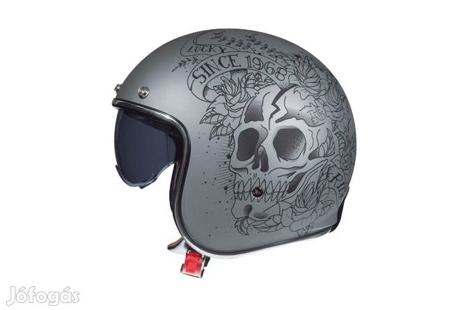 Nyitott bukósisak MT Helmets Le Mans 2 SV Koponya &amp; Rózsa szürke S