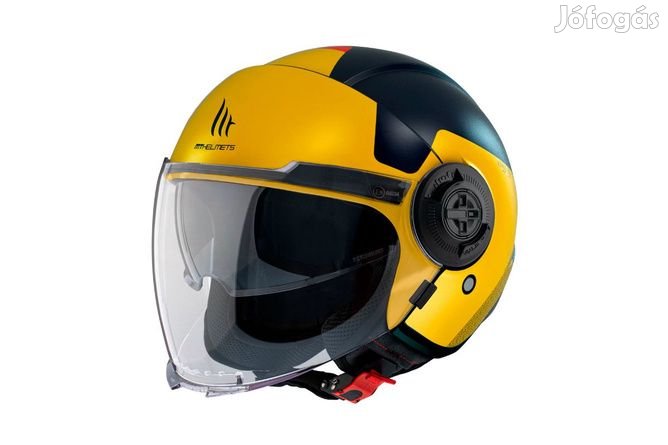 Nyitott bukósisak MT Helmets Viale SV S Beta kék / sárga XL.