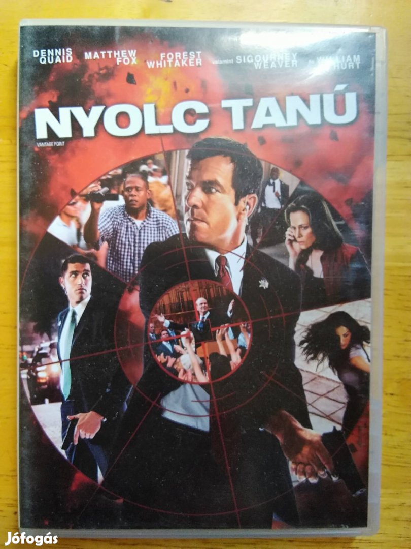 Nyolc tanú dvd Dennis Quaid 