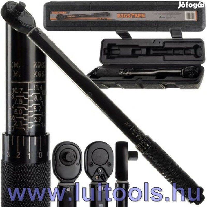 Nyomatékkulcs, 3/8", 7-112 Nm
