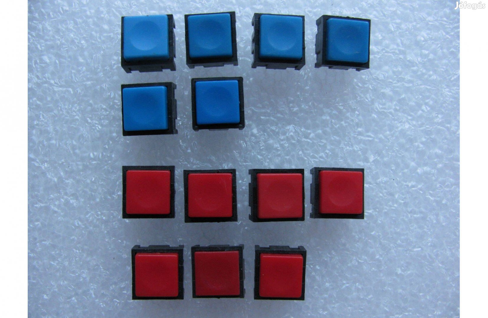 Nyomógomb miniatűr , 10 x 10 x 5 mm