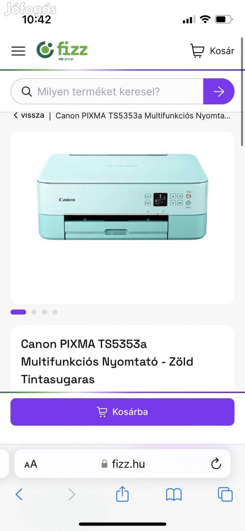 Nyomtató canon pixma