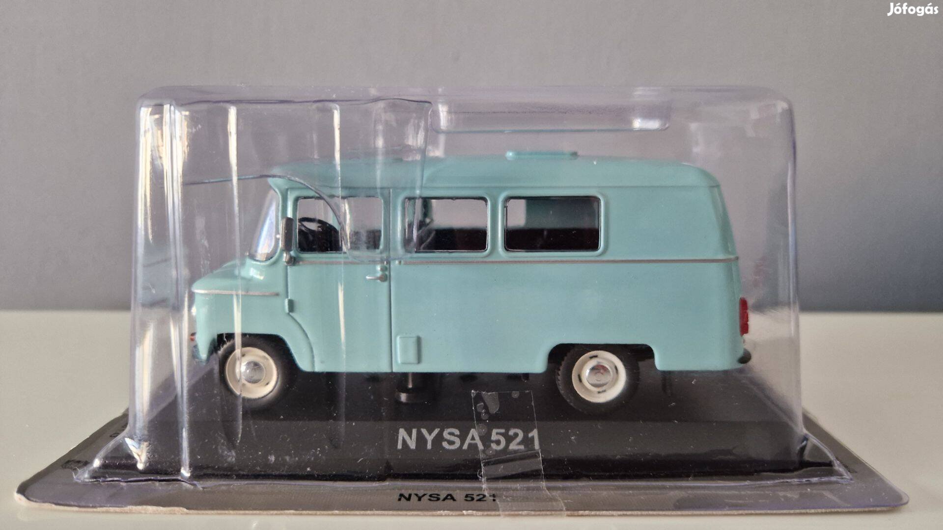 Nysa 521 1:43 1/43 Modell kisautó kisbusz Legendás