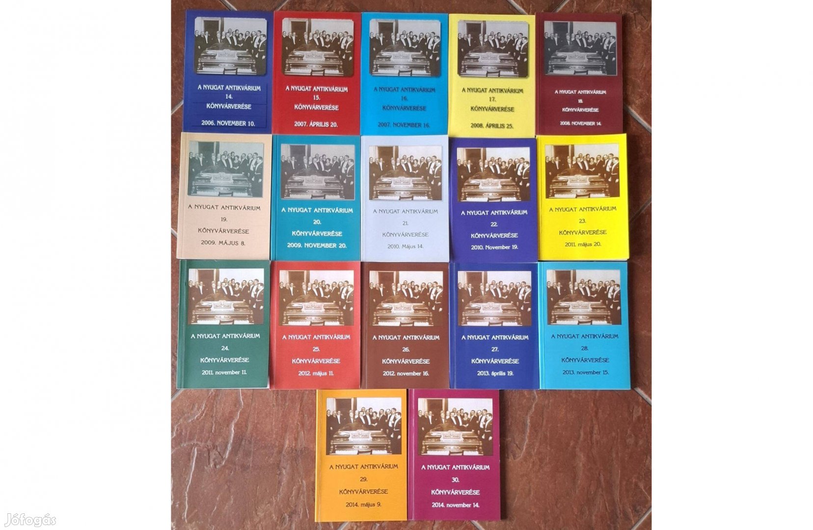 Nyugat antikvárium aukciós katalógusai