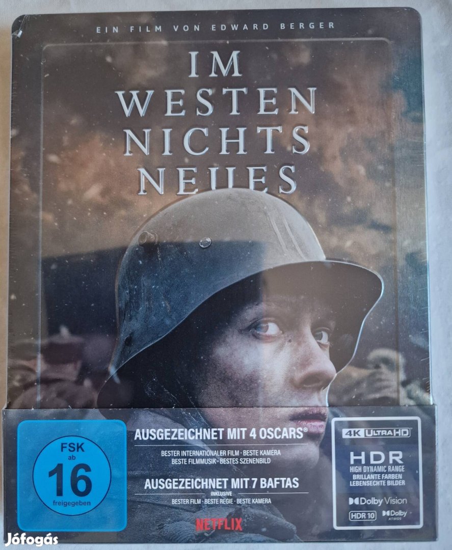 Nyugaton a helyzet változatlan (4K UHD és BD) steelbook blu-ray 