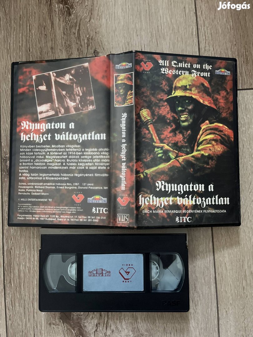 Nyugaton a helyzet változatlan vhs 