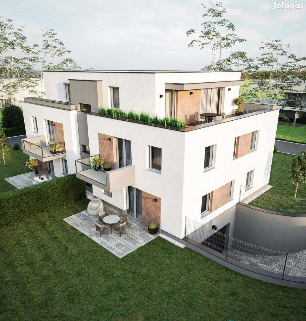 Nyulason új építésű Penthouse lakás leköthető