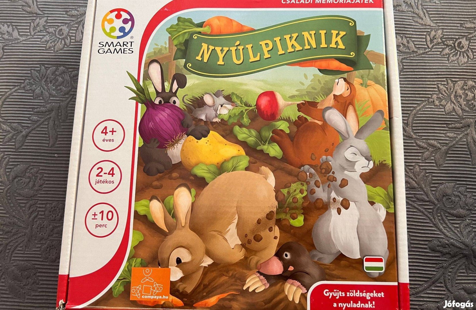 Nyúlpiknik családi memóriajáték