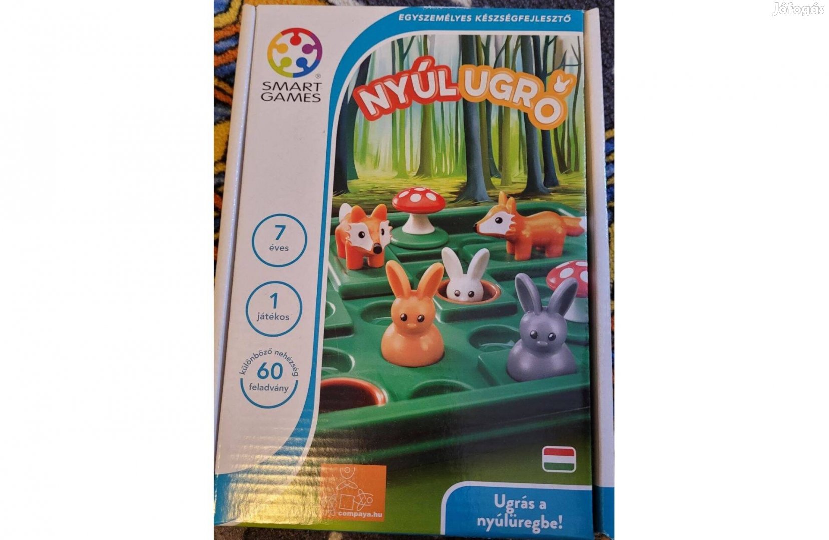 Nyúlugró egyszemélyes készségfejlesztő Smart Games