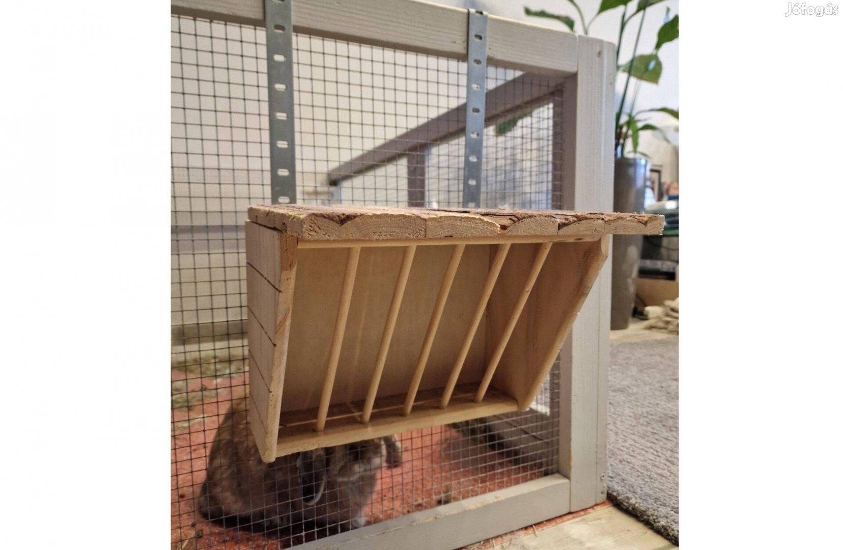 Nyusziknak! Szénatartó, ketrecre akasztható, új állapotban