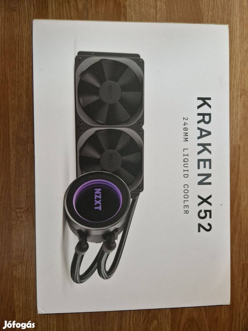 Nzxt Kraken X52 univerzális vízhűtés, AM4 foglalattal