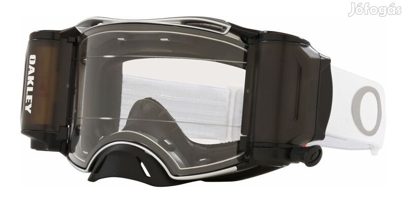 OAKLEY Airbrake MX védőszemüveg - Tuff Blocks fehér, versenyre kész ro