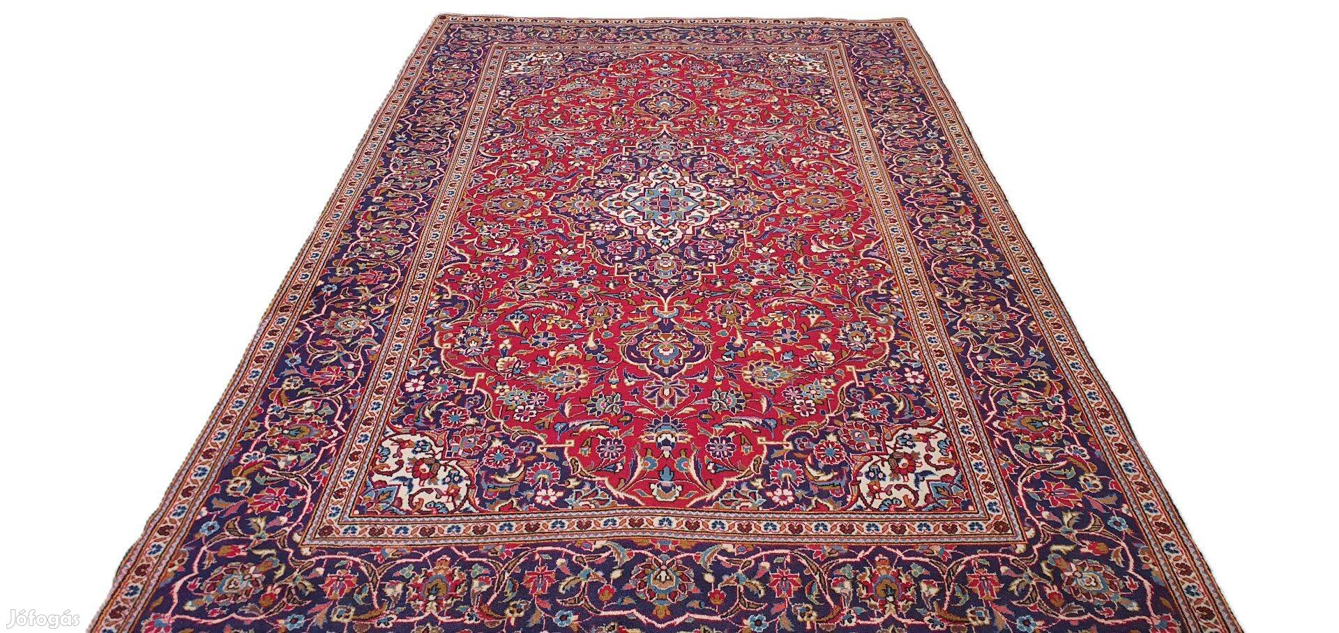 OF26 Iráni Kashan kézi csomó gyapjú perzsa szőnyeg 205X330CM Ingyen FU