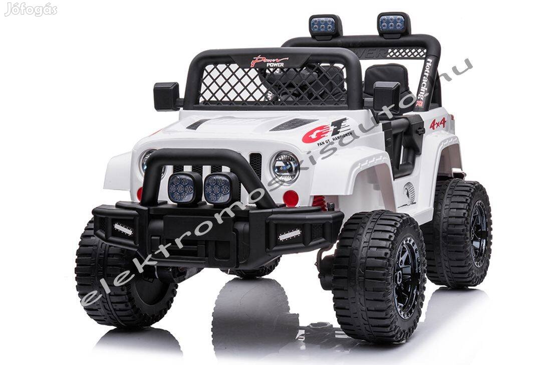 OFF-Road GT 12V 1 személyes fehér elektromos kisautó