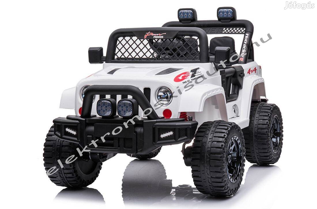 OFF-Road GT 12V elektromos kisautó - fehér 1 személyes