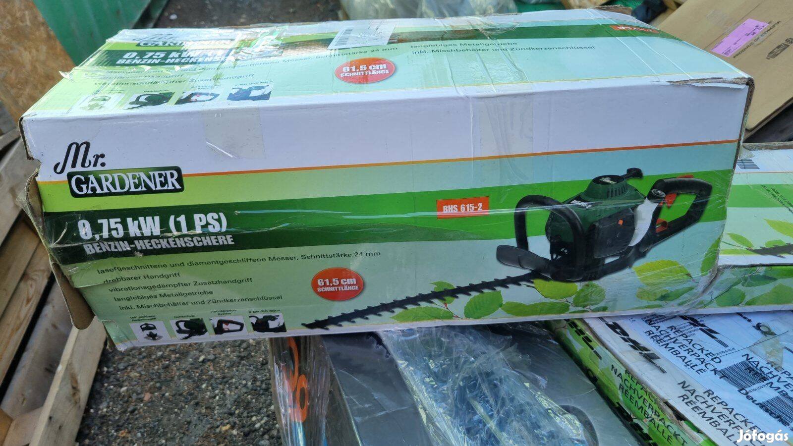 OHV motor, 750 W teljesítménnyel motoros sövényvágó, ágvágó