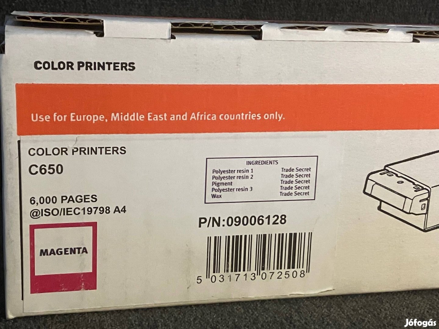 OKI C650 Magenta toner