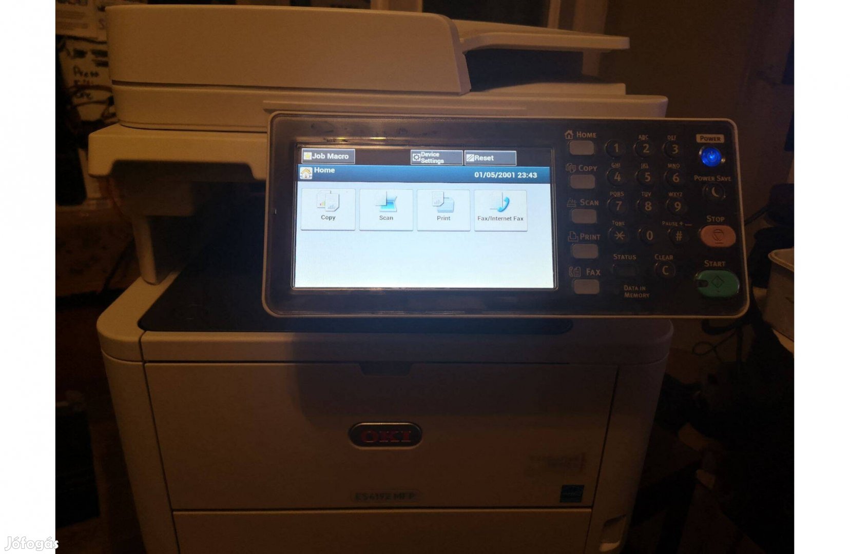 OKI Es4192MFP (MB492) monó Dadf lézer nyomtató - másoló - szkenner