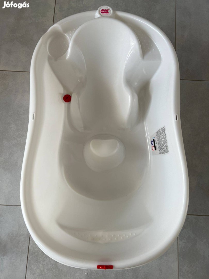 OK Baby Onda White babakád biztonsági fürdetővel