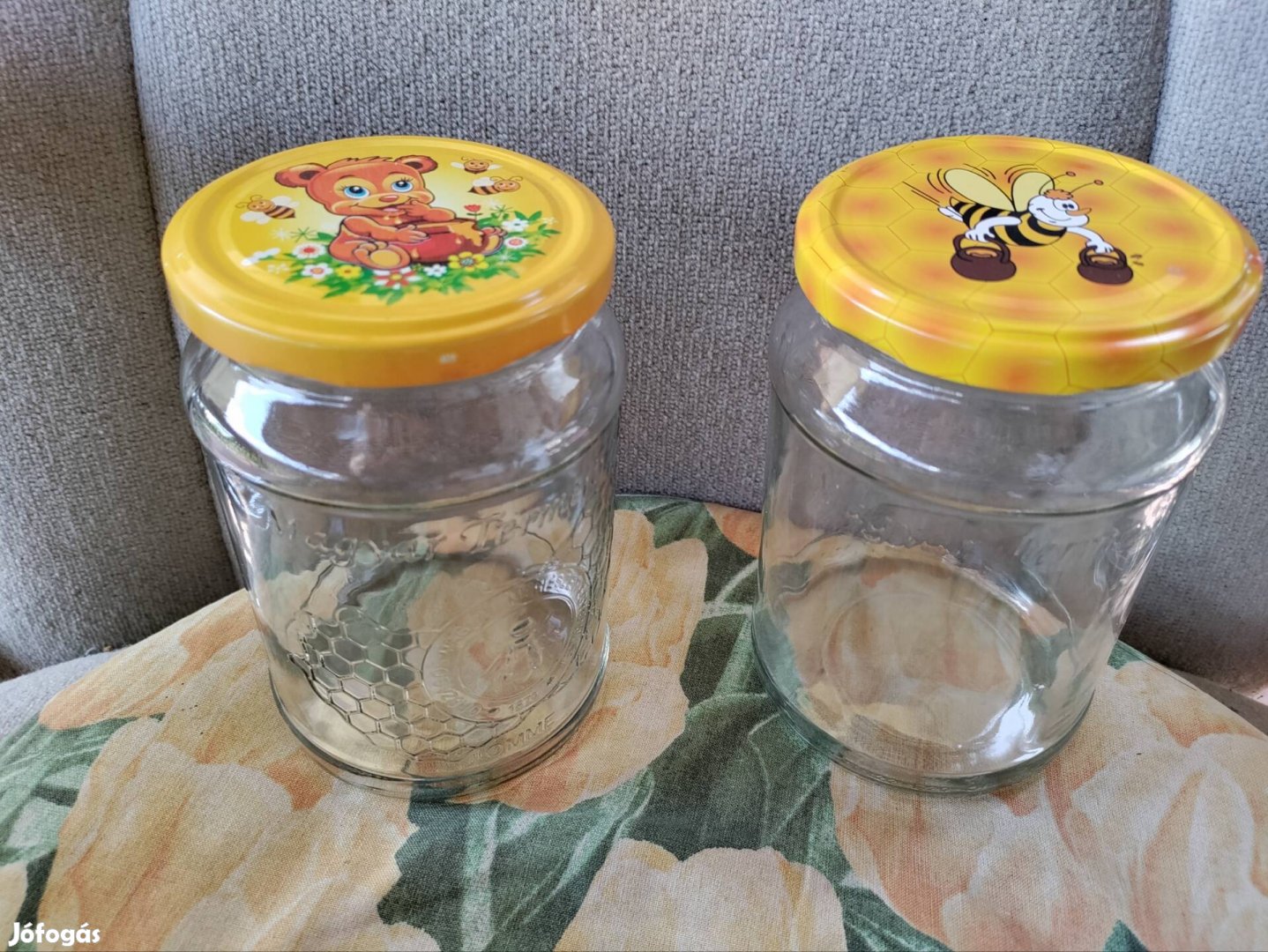 OMME termelői méz üveg, mézes üveg