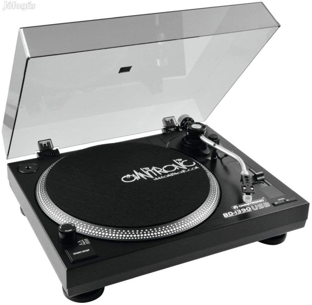 OMNITRONIC BD-1390 USB Turntable bk