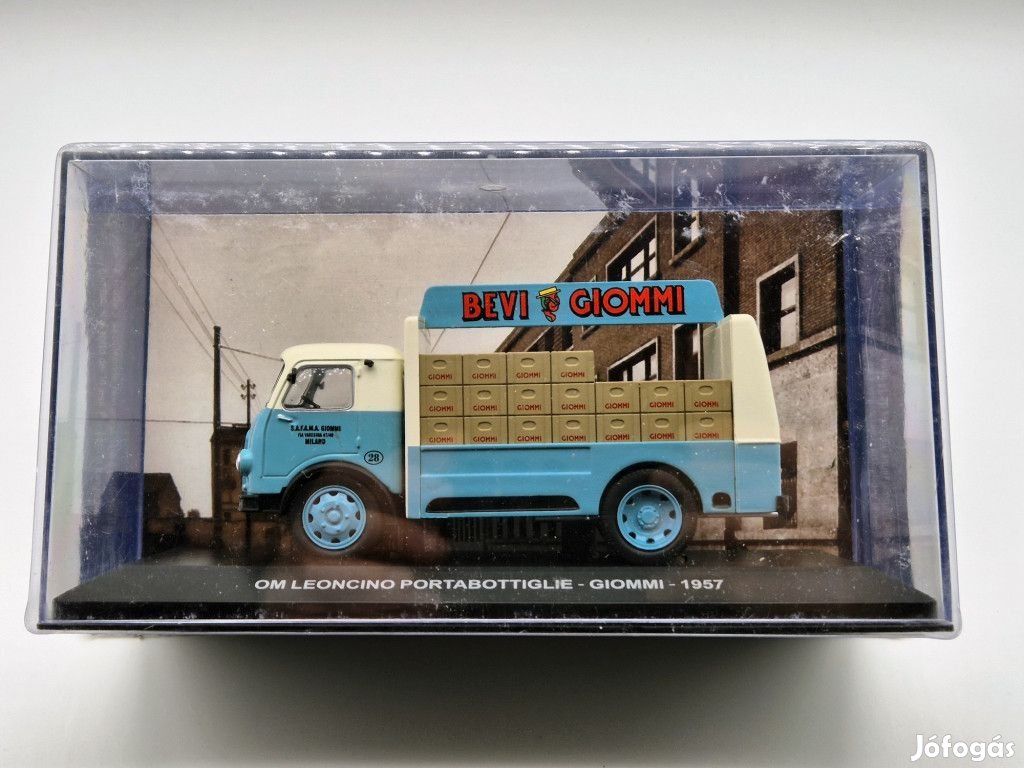 OM Leoncino Portobottiglie - Giommi - delivery Van (1957) -  Edicola