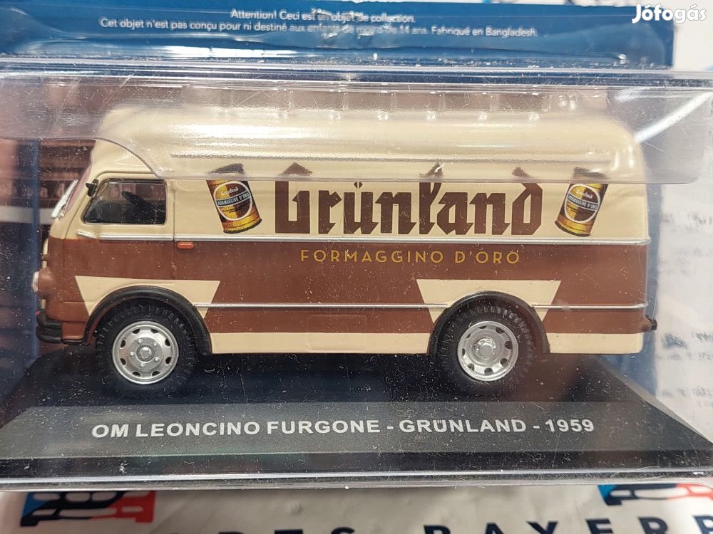 OM Leoncino furgone - Grünland - delivery Van (1959) -  Edicola - 1:4