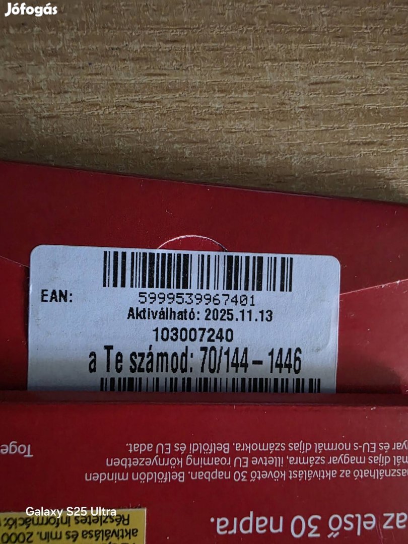 ONE Könyü Telefonszám 144.144.6.