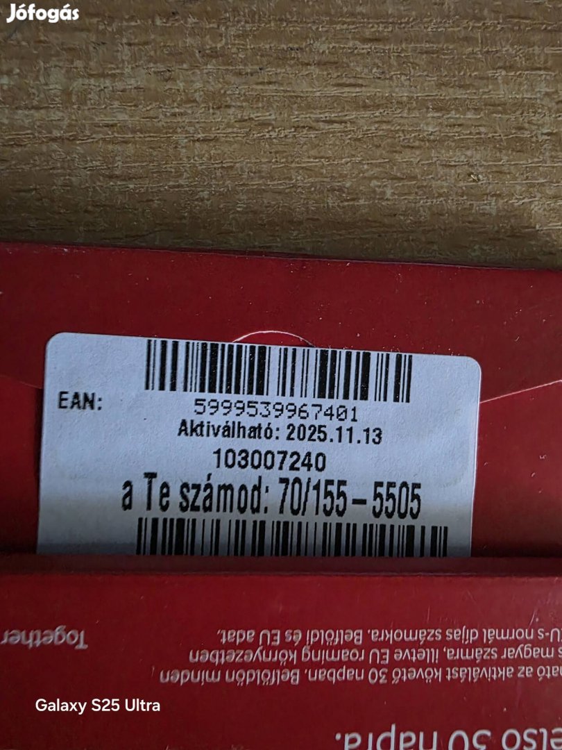 ONE Könyü Telefonszám 1555505