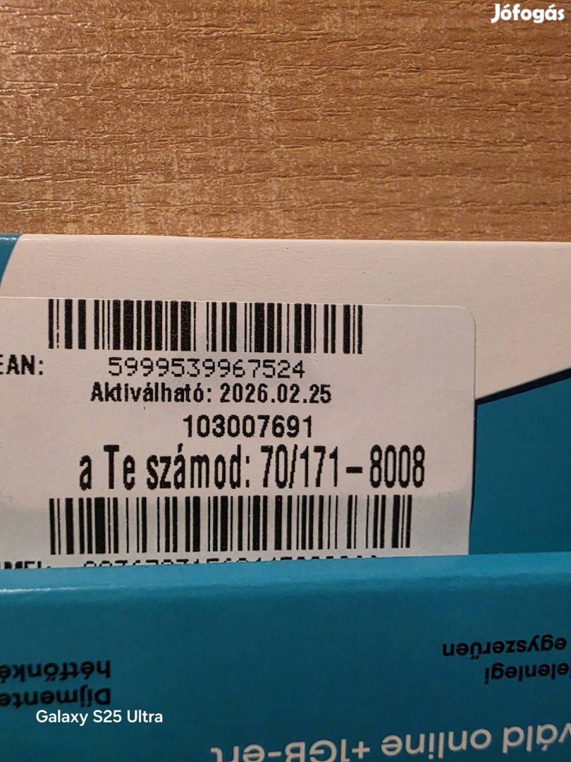 ONE Könyü Telefonszám 171.8008.