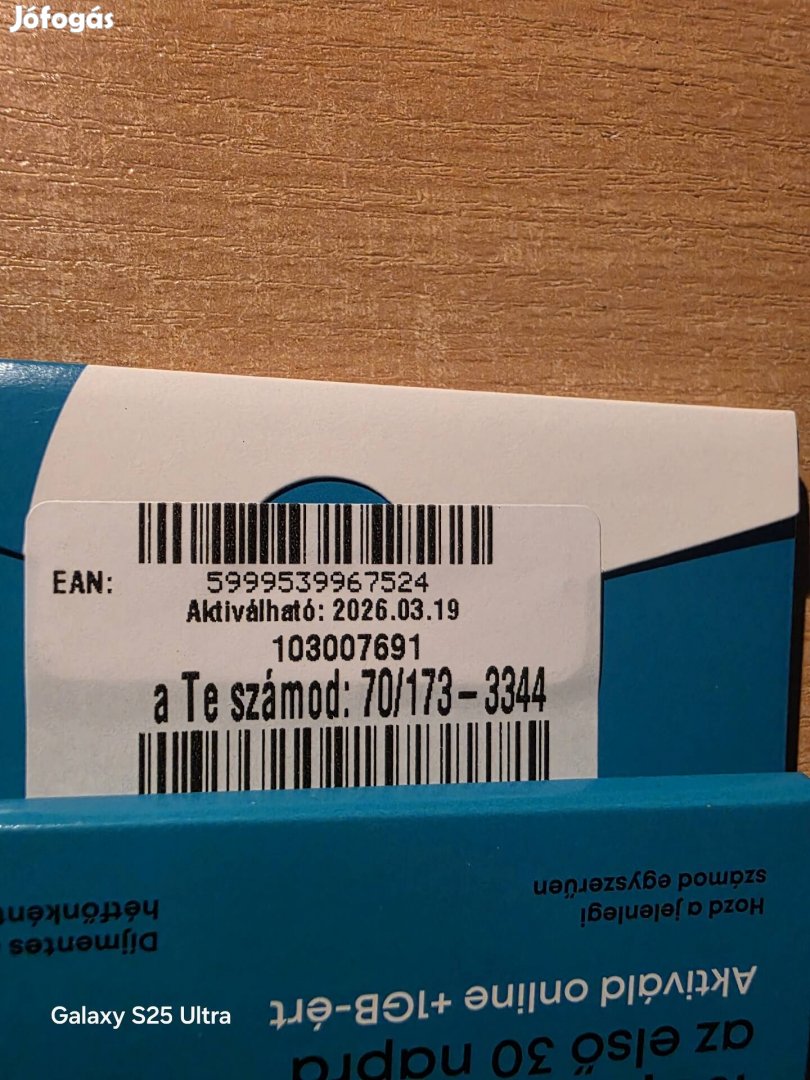 ONE Könyü Telefonszám 1733344