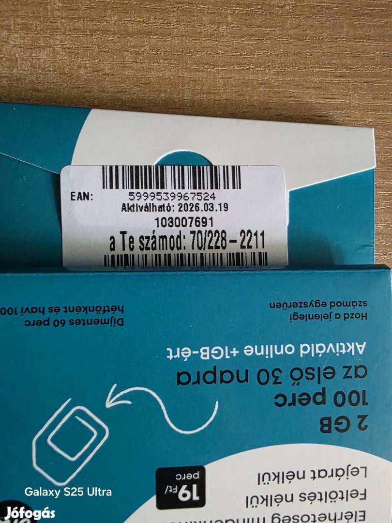 ONE Könyü Telefonszám 228.2211.