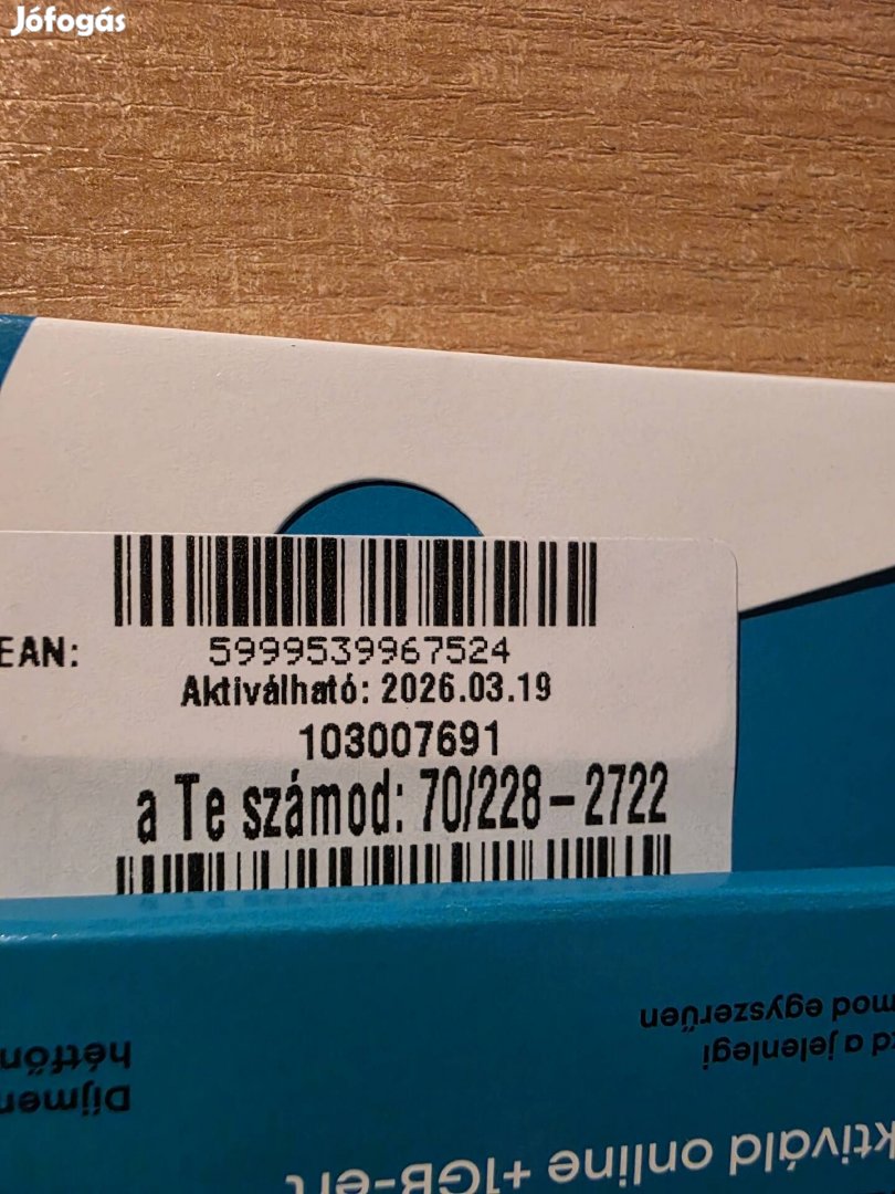 ONE Könyü Telefonszám 228.2722.