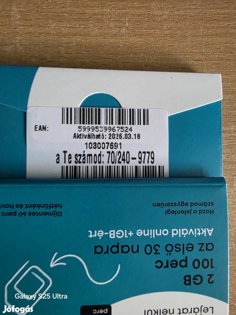 ONE Könyü Telefonszám 240.9779.