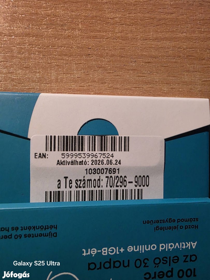 ONE Könyü Telefonszám 296.9000.