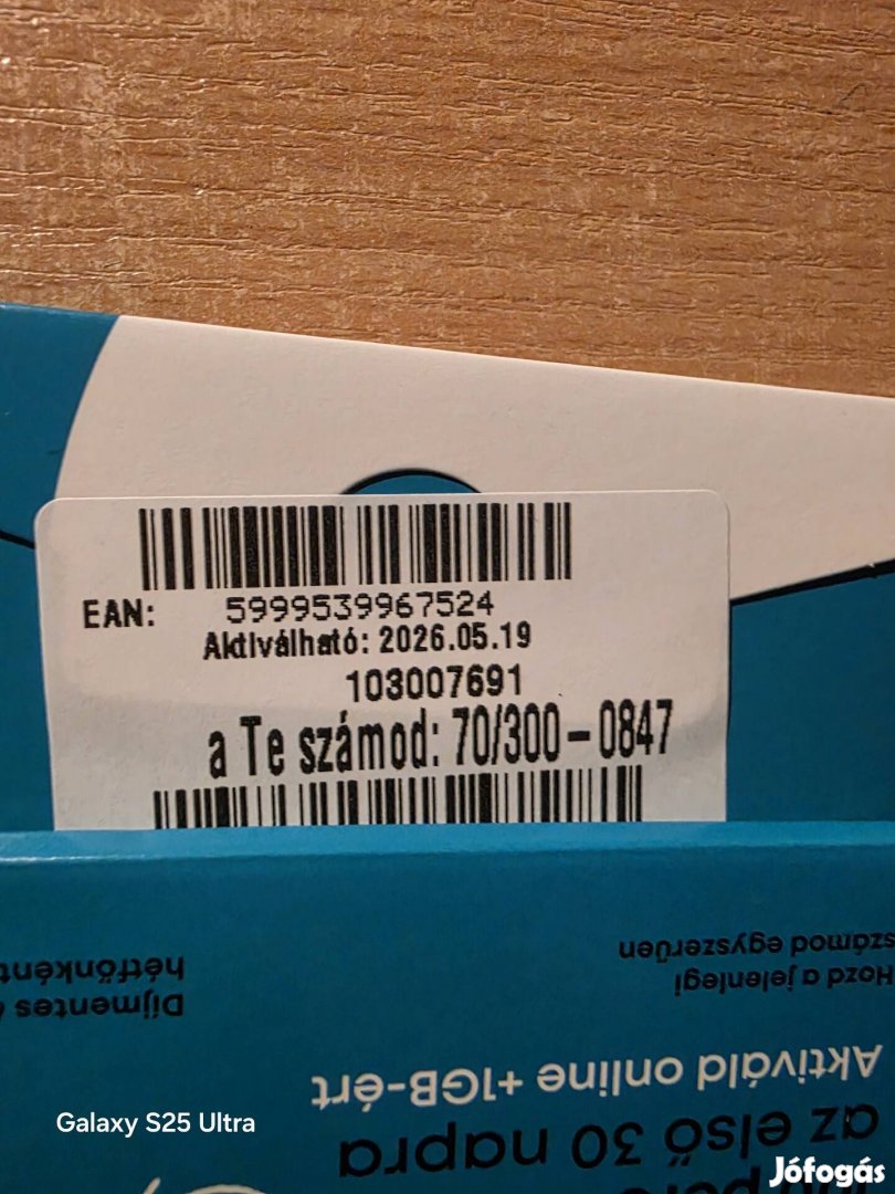 ONE Könyü Telefonszám 3000.847.