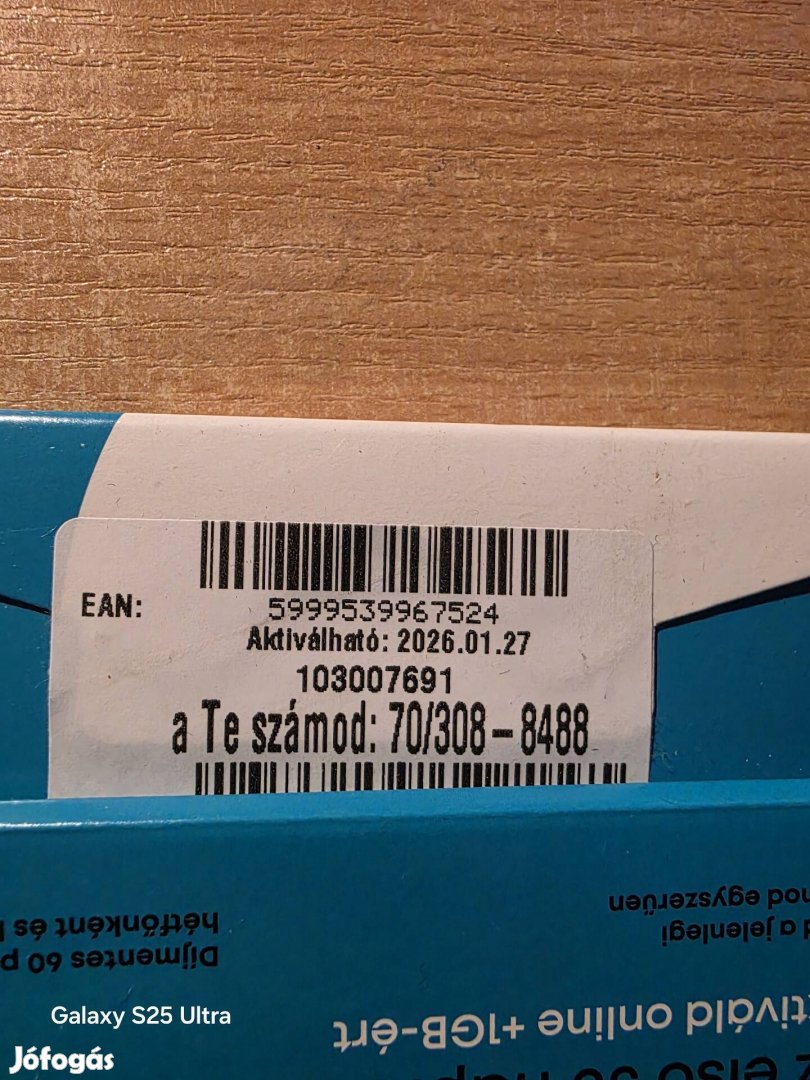 ONE Könyü Telefonszám 3088488