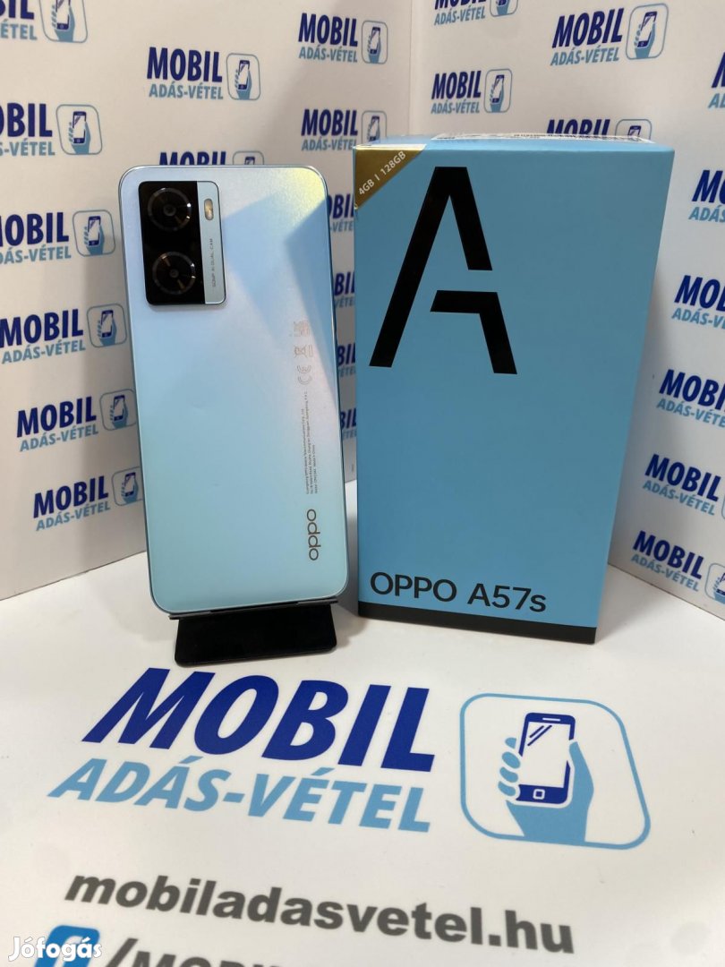 OPPO A57s Kártyafüggetlen 128 GB 4 GB Ram, 12 hó garancia