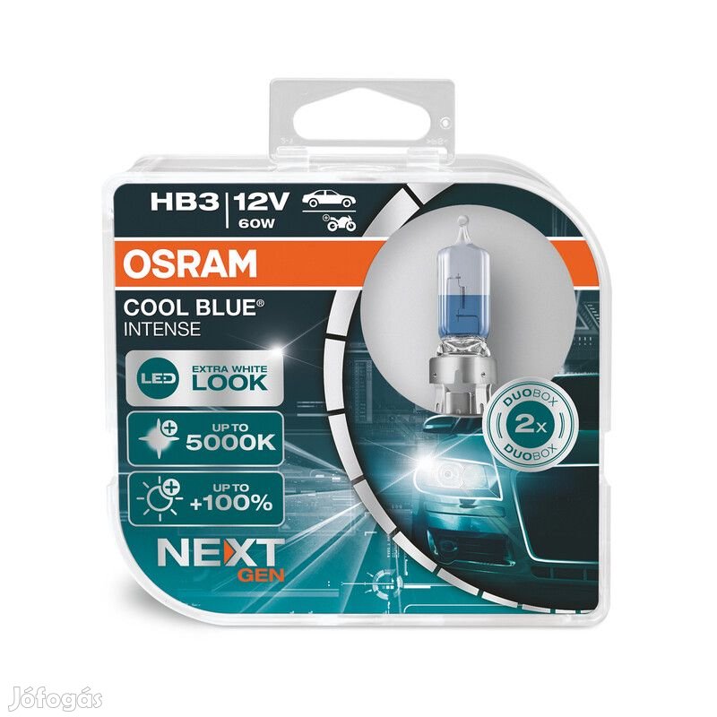 OSRAM Cool Blue Intense HB3 12V/60W izzó - 2 darab