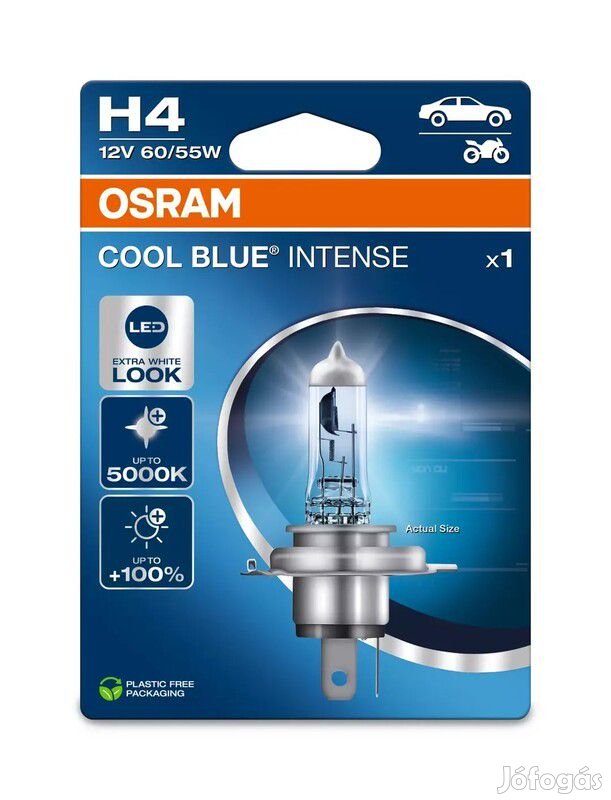 OSRAM Cool Blue Intense izzó H4 12V/60/55W - X1
